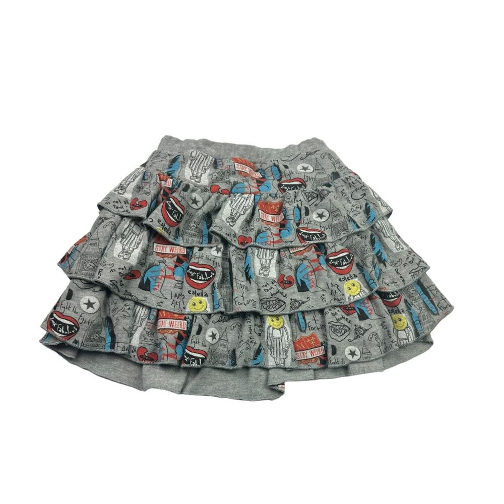 Chaser & Disney Cruella Little Girls Ruffles Skirt - Picture 1 of 6
